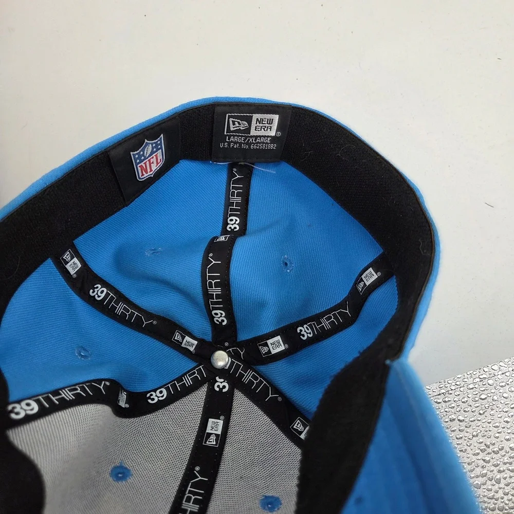 New Era Los Angeles Chargers 39THIRTY Stretch Fit Hat L/XL Powder Blue NFL Cap